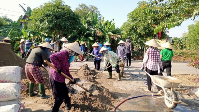 Đẩy nhanh tiến độ xây dựng các tiêu chí đạt chuẩn đô thị văn minh phường Đức Thuận